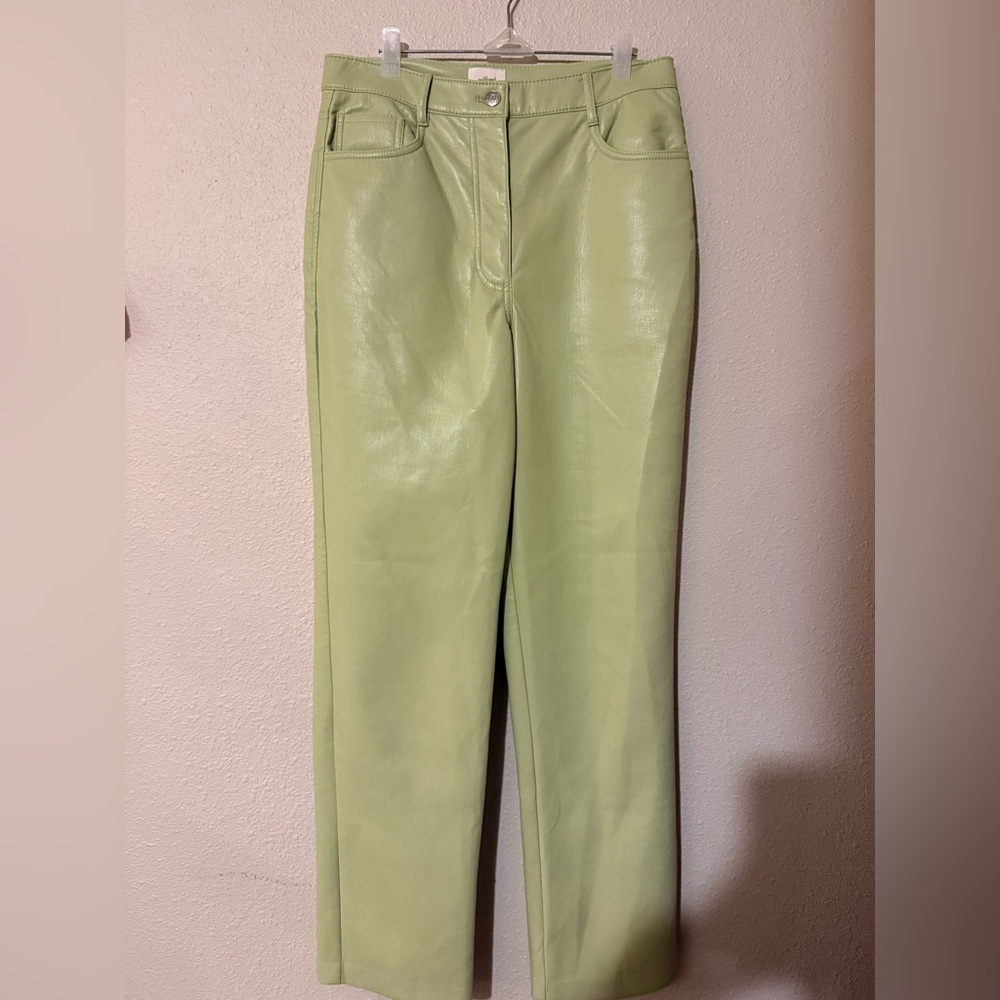 ARITZIA WILFRED THE MELINA PANT SAGE GREEN 8 - Picture 2 of 4